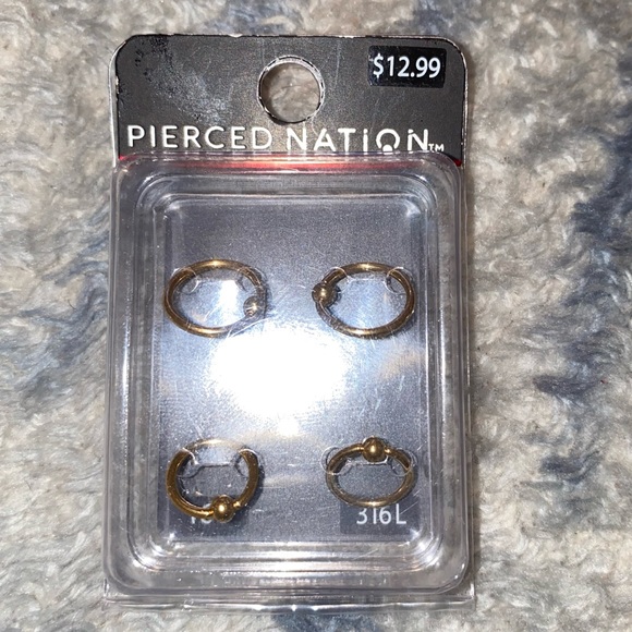 Pierced nation cartilage rings - Picture 1 of 4